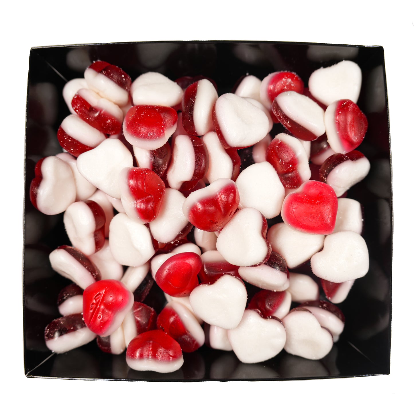 Jelly Red Gummy Hearts 300g Sweet Tub